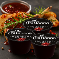 COMING SOON. All-Natural Gourmet Cranberry Sauce 4 OZ. Cup - 12 Pack