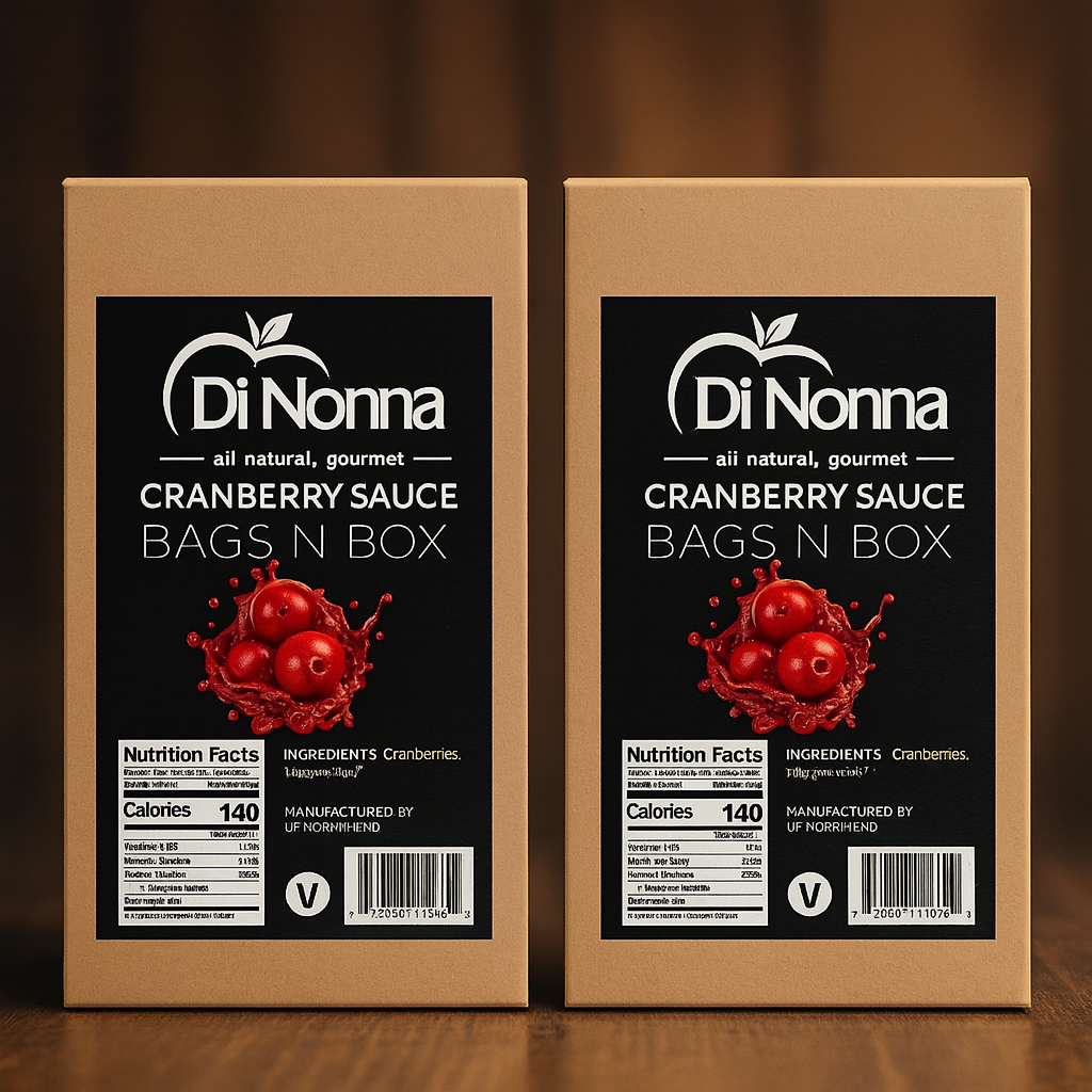 Cranberry Sauce 8-2 LBS. Bags N Box